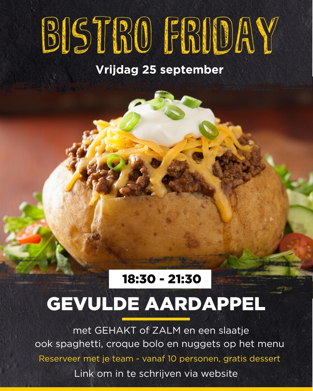Bistro Friday | 25 september | Gevulde aardappel