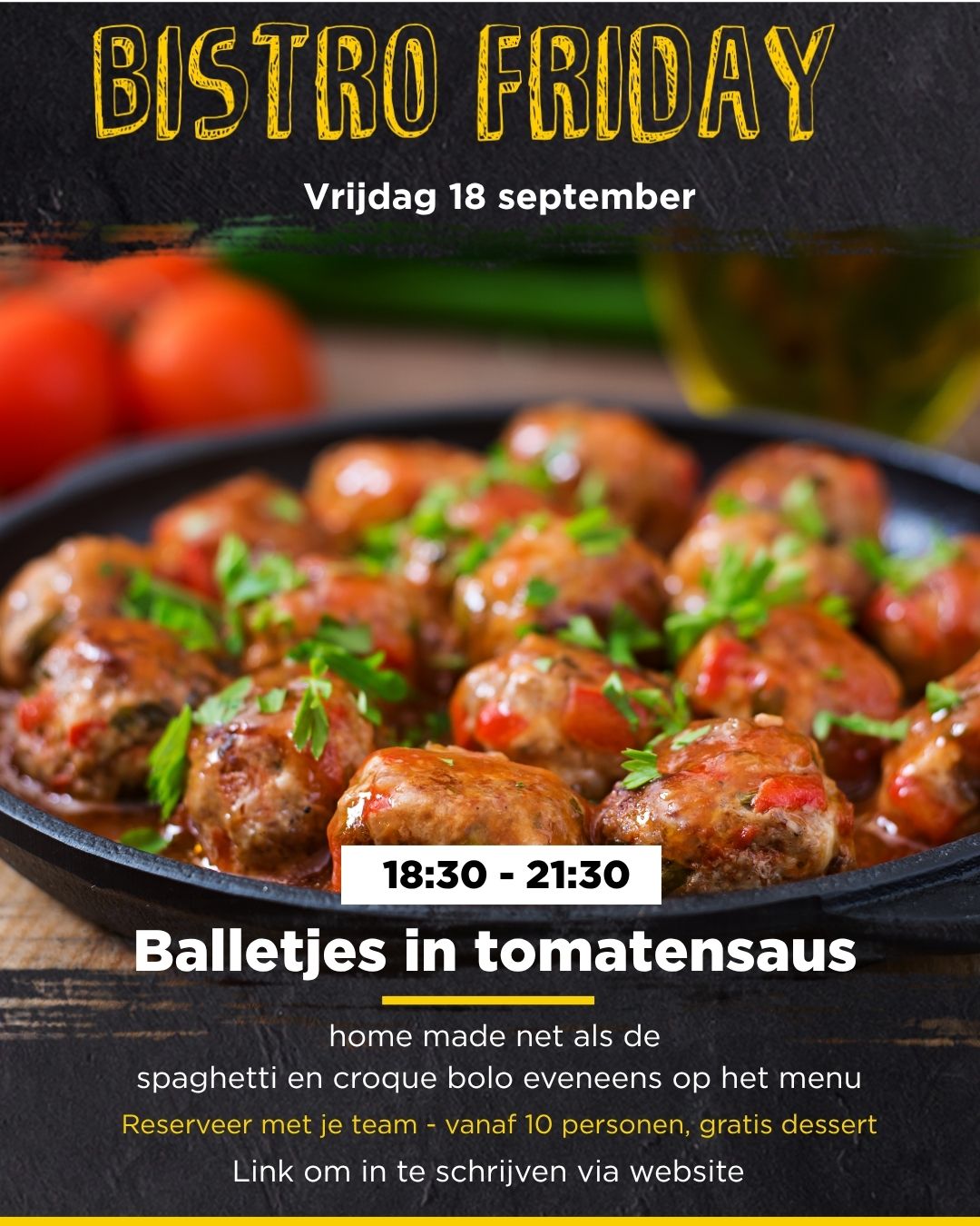 Bistro Friday | 18 september
