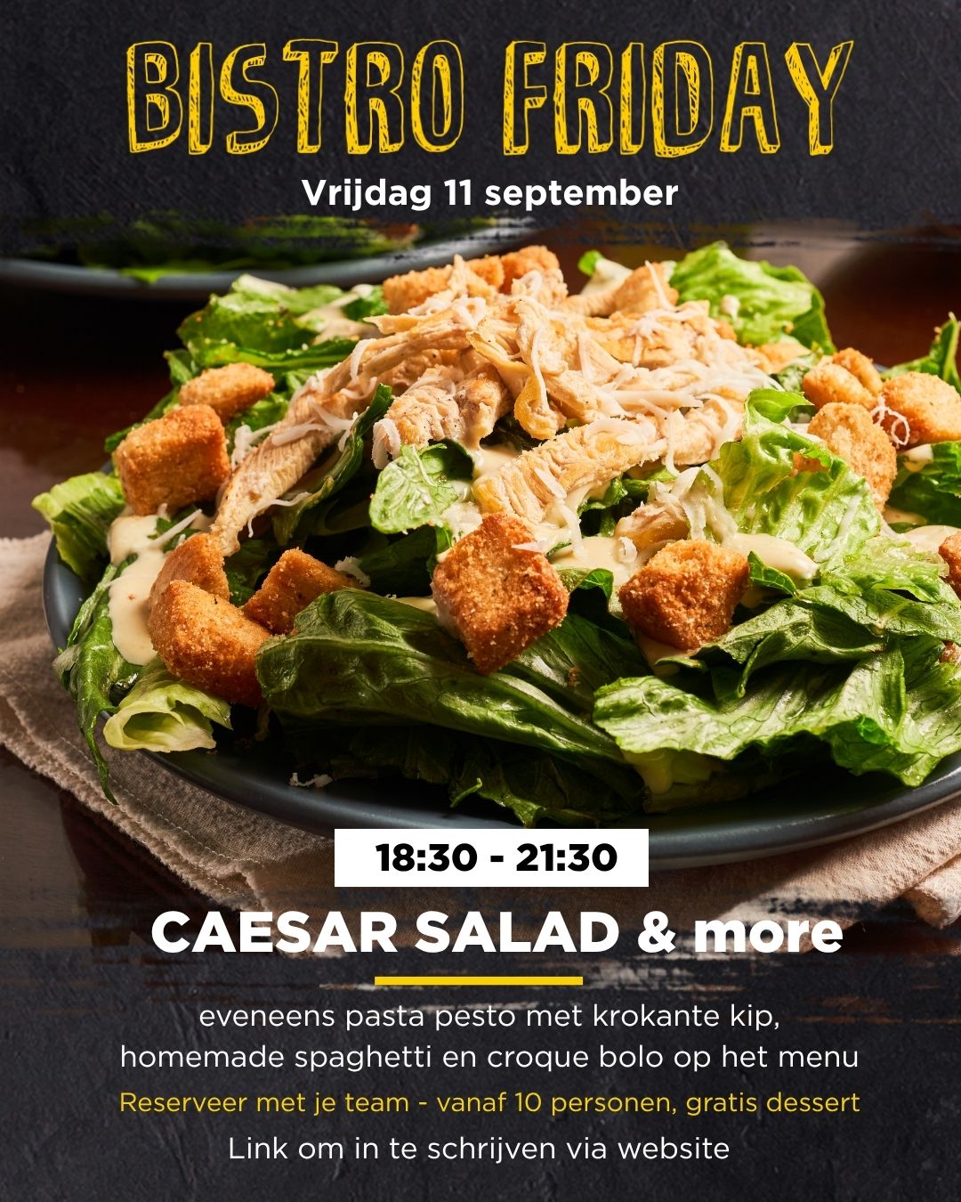 Bistro Friday | vrijdag 11 september